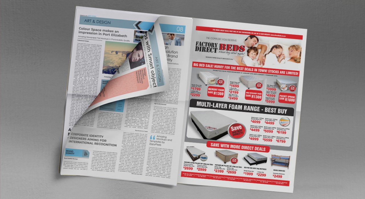 Factory Direct Beds Colour Space